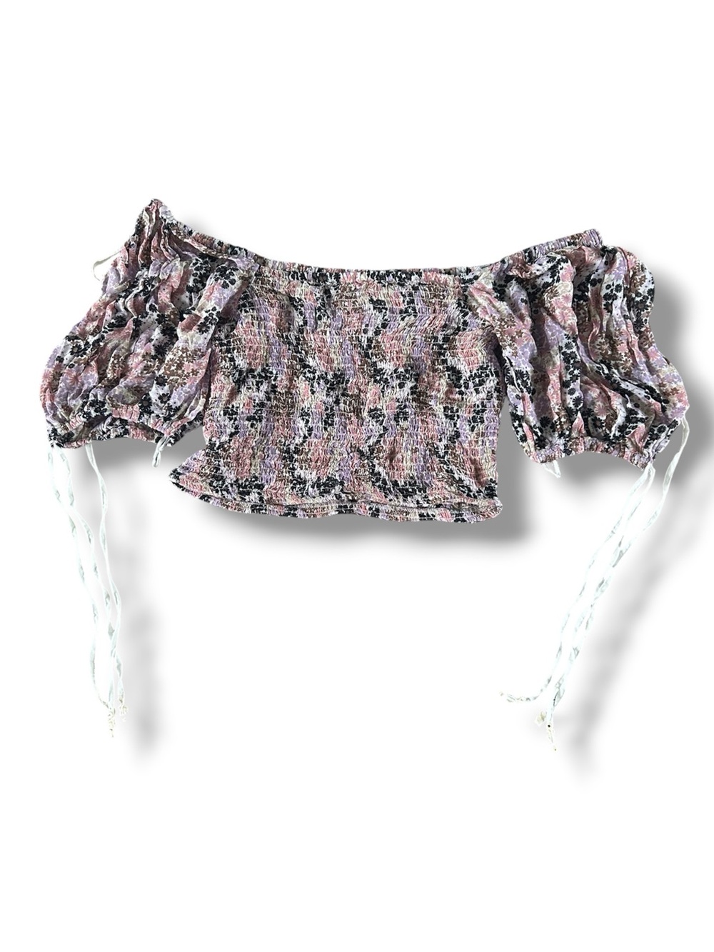 [Free People] Back on Top Crop Top Pink & Purple
